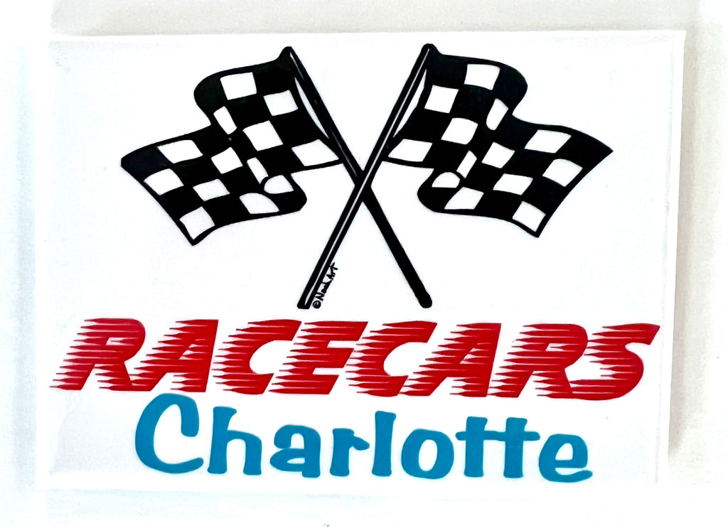 Charlotte North Carolina Magnet Race Cars