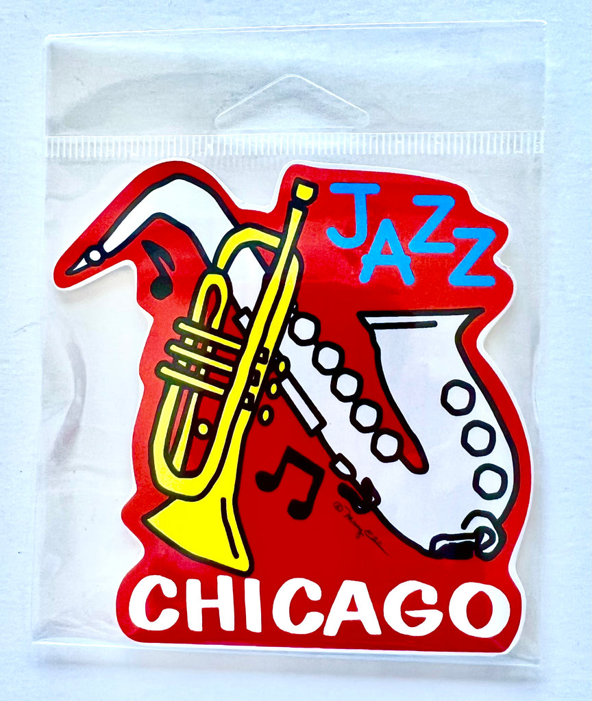 Chicago Jazz Giant Sticker