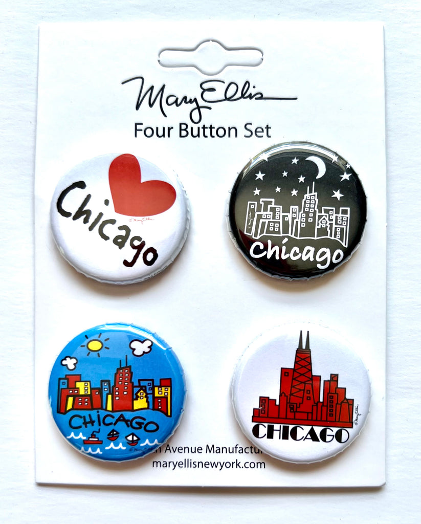 Chicago Mini Button Set