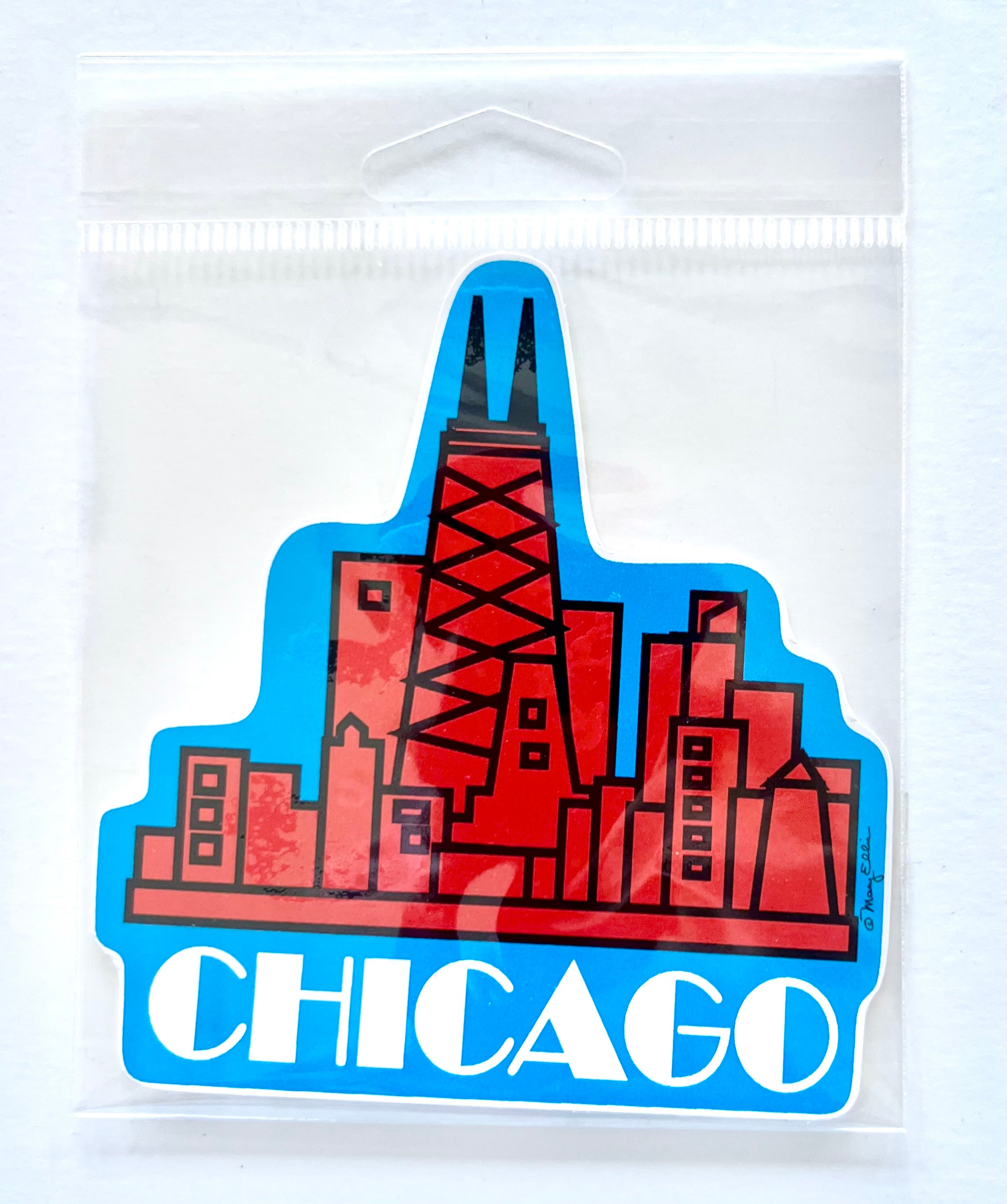 Scoline Sticker Chicago Skyline Giant Sticker - Fifth Avenue Manufacturers