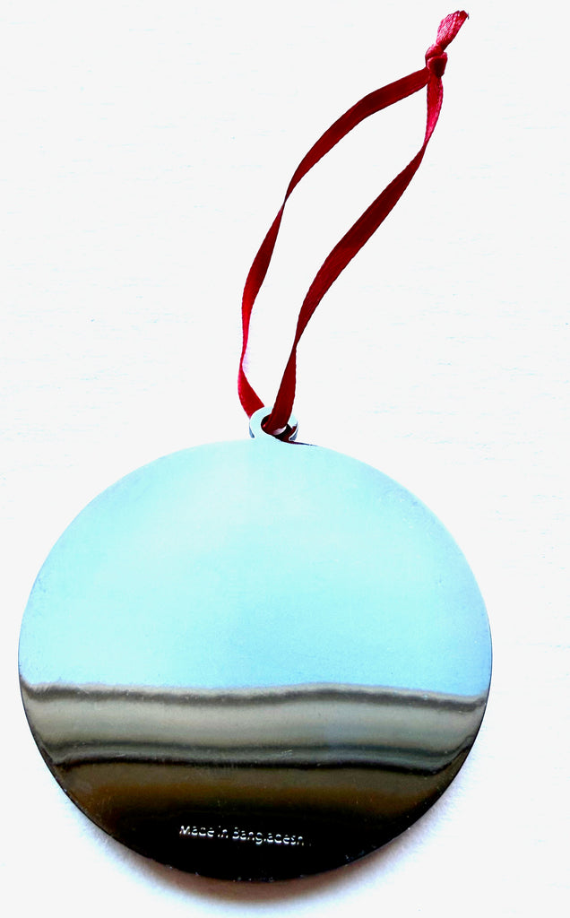 New Jersey Christmas Ornament Rainbow Pride Heart