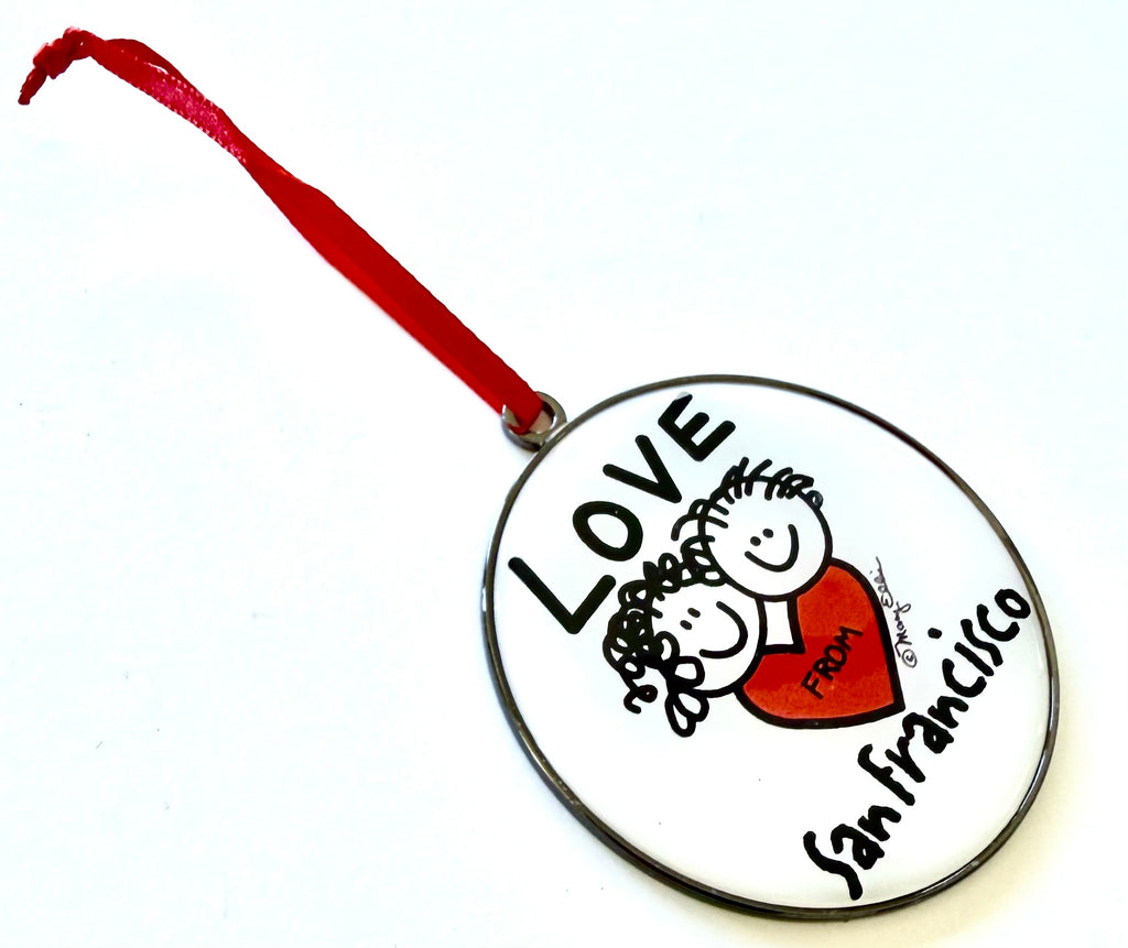 San Francisco Christmas Ornament Love From