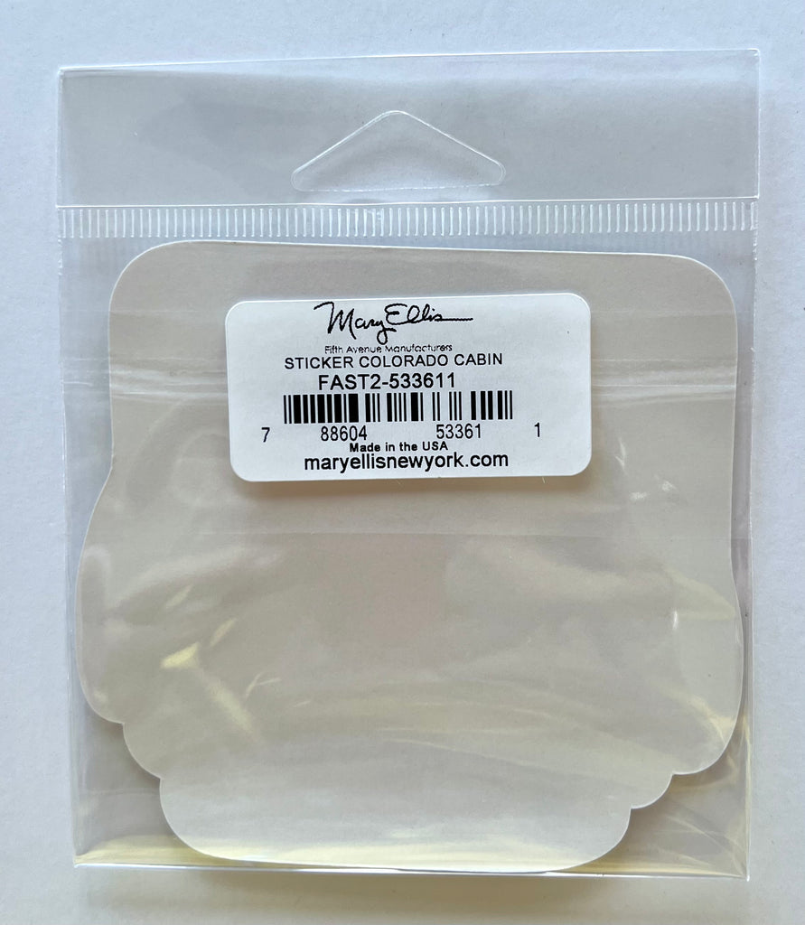 Colorado Sticker Cabin Mountains