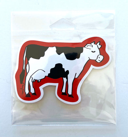 Giant Sticker Cow