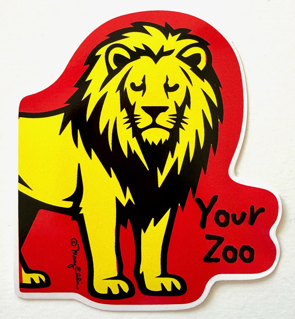 Lion Custom Sticker Your Zoo