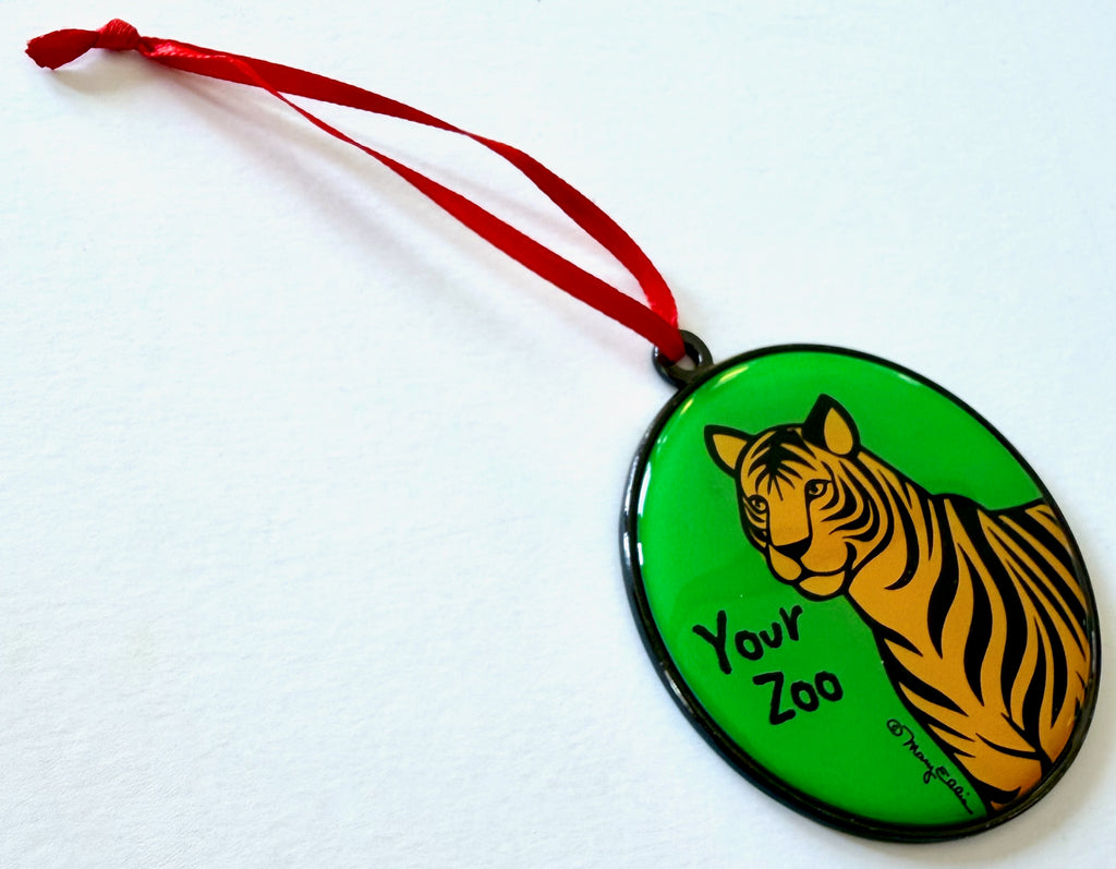 Tiger Custom Zoo Christmas Ornament Gift