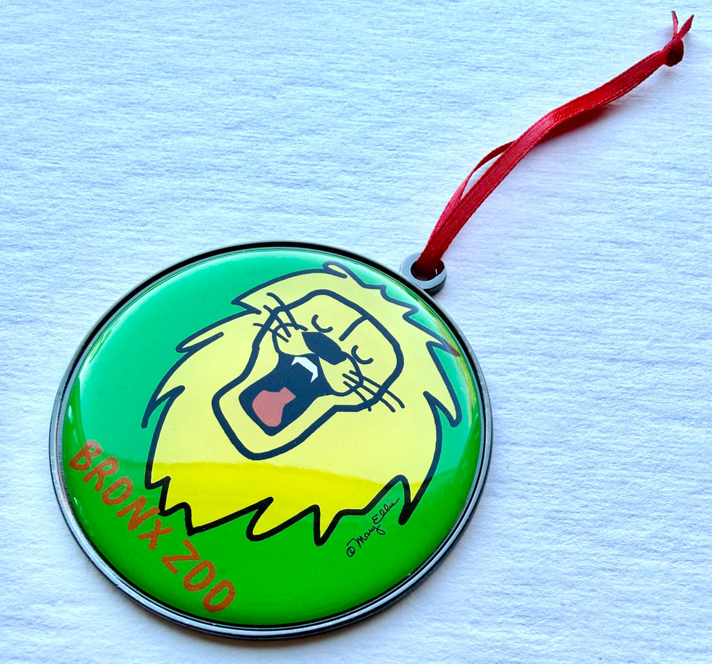 Cute Lion Custom Zoo Christmas Ornament Gift