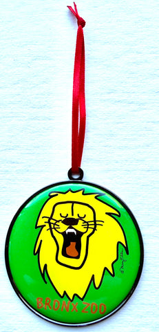 Cute Lion Custom Zoo Christmas Ornament Gift