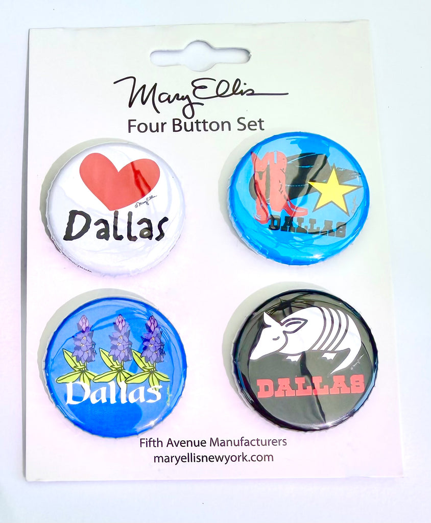 Dallas Mini Button Set #2