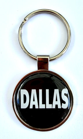Dallas Text Keychain