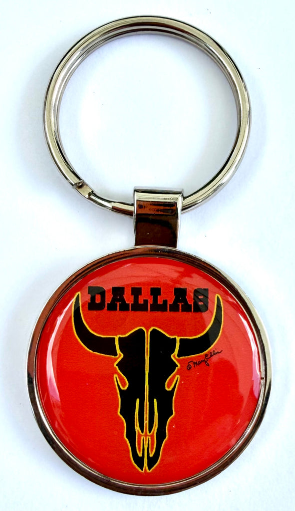 Dallas Longhorn Keychain