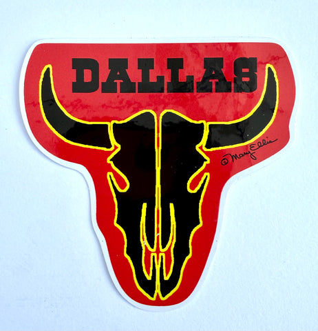 Dallas Texas Longhorn Sticker