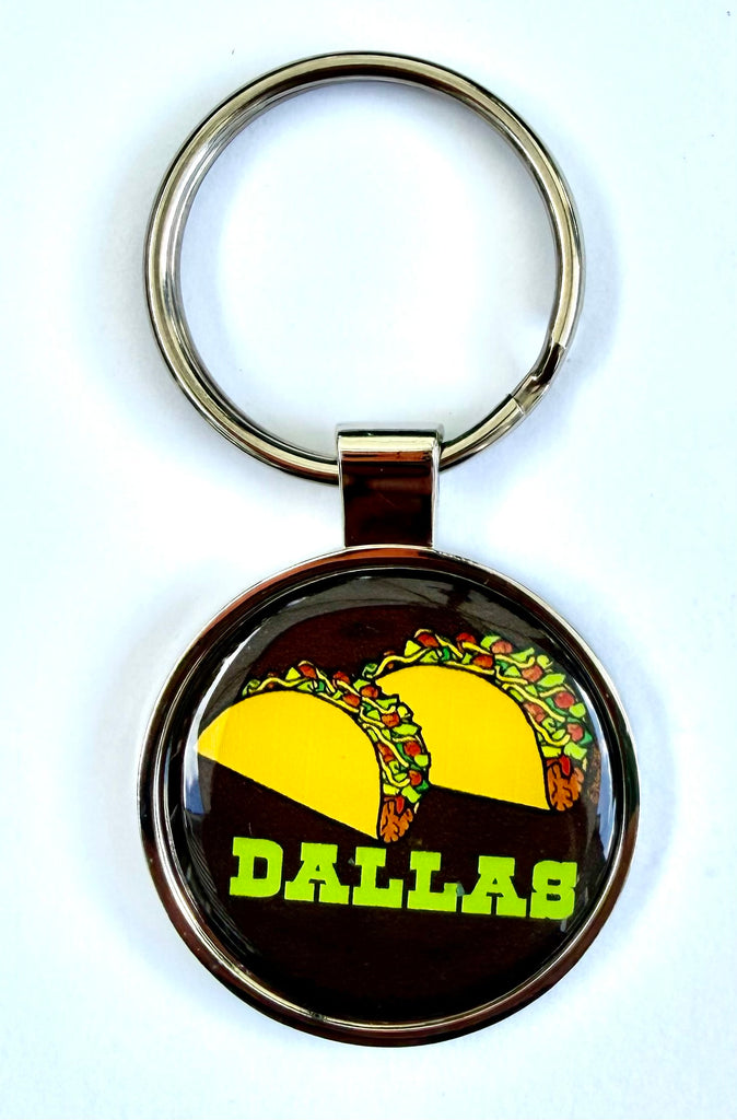 Dallas Taco Keychain