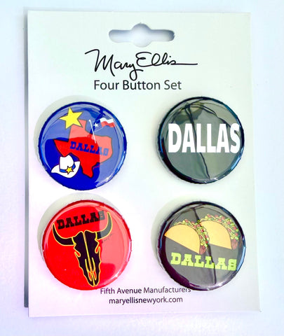 Dallas Mini Button Set #1