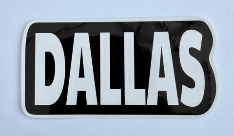Dallas Text Graphic Sticker