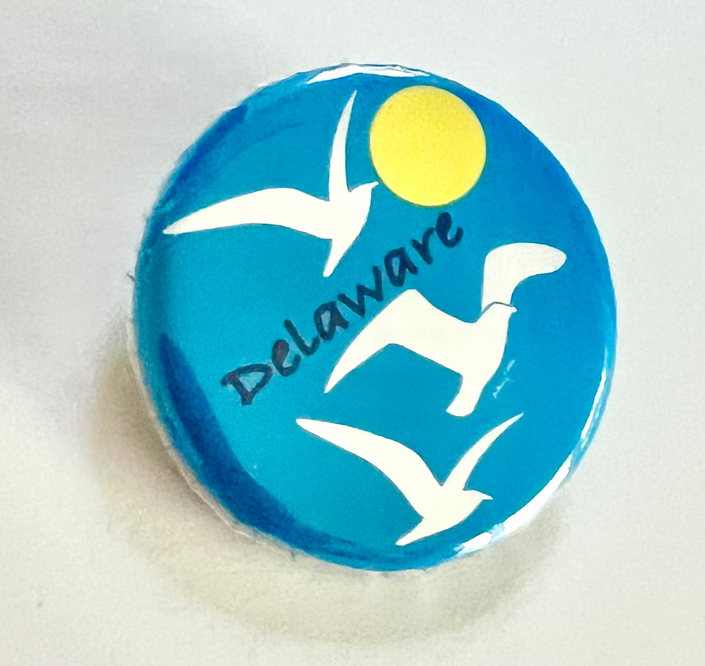 Delaware Seagulls Button