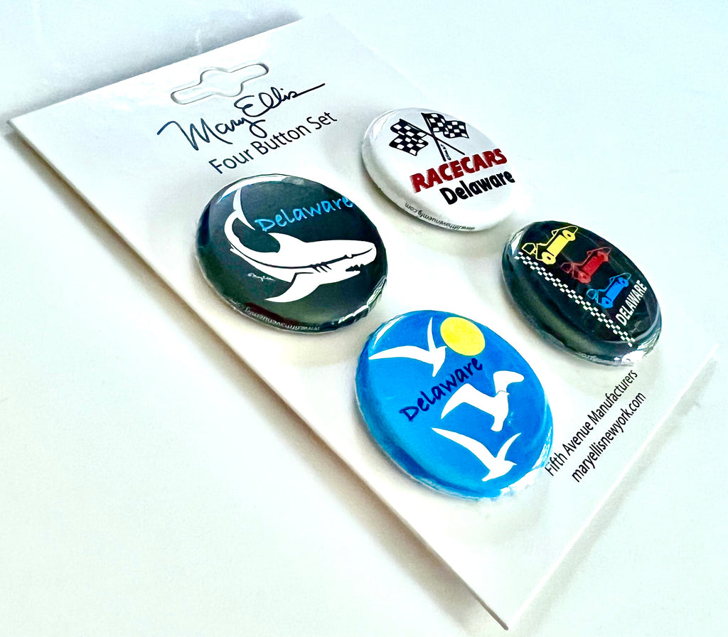 Delaware Mini Button Set