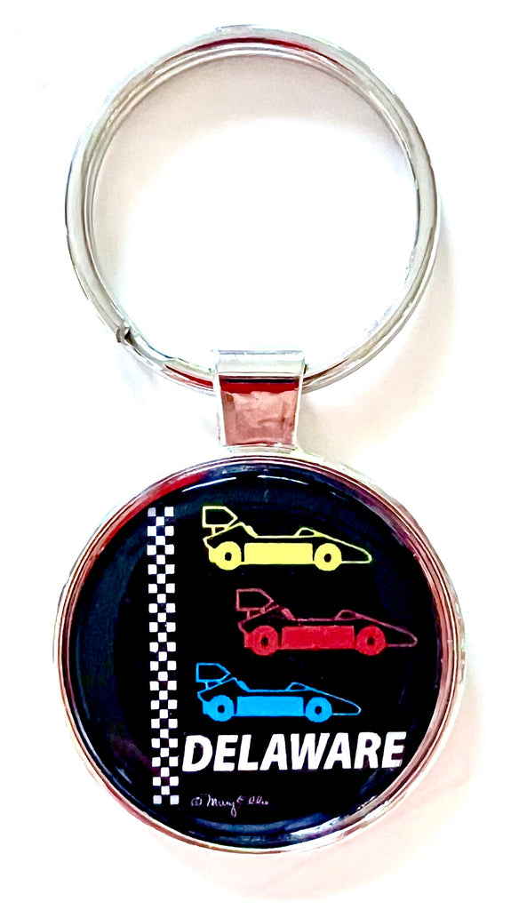 Delaware Racing Keychain