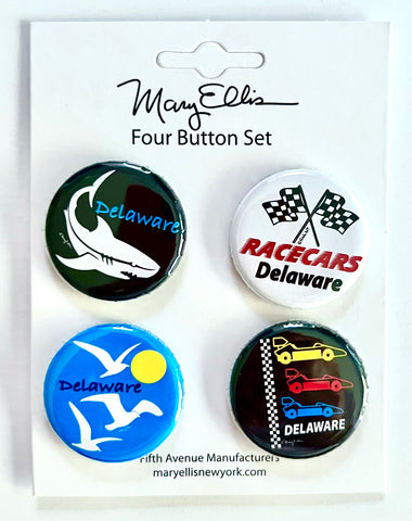 Delaware Mini Button Set
