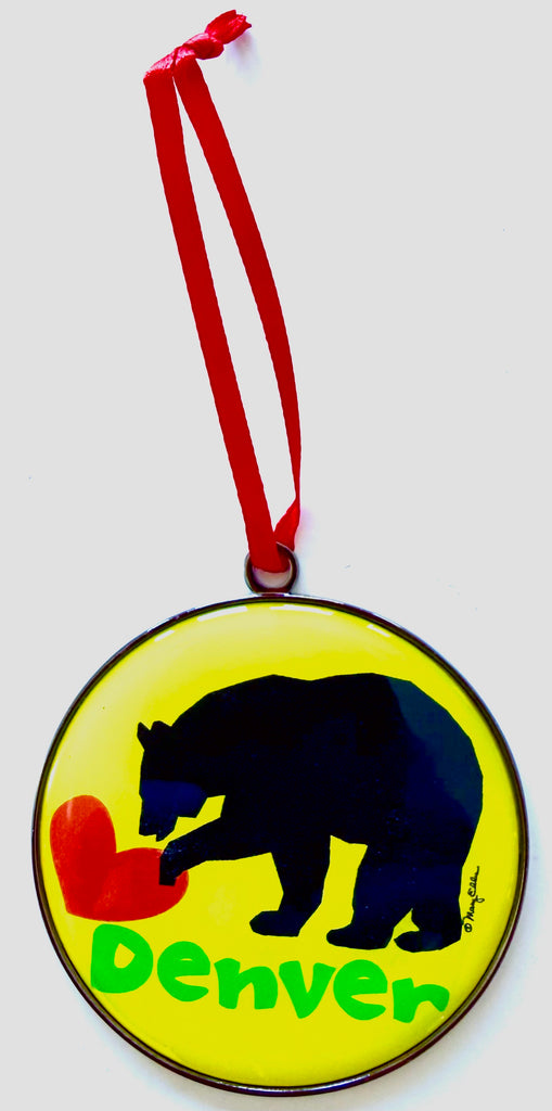 Denver Christmas Ornament Bear