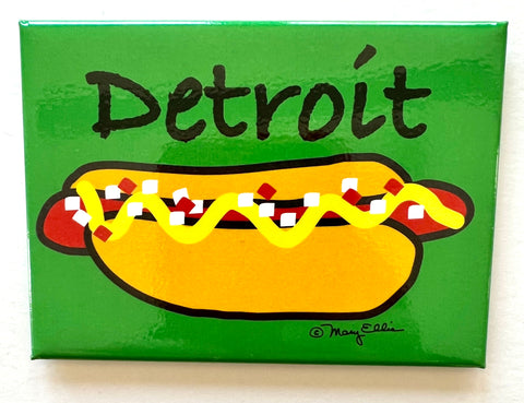 Detroit Coney Dog Magnet