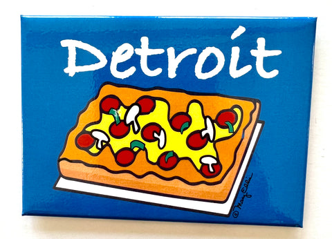 Detroit Pizza Magnet