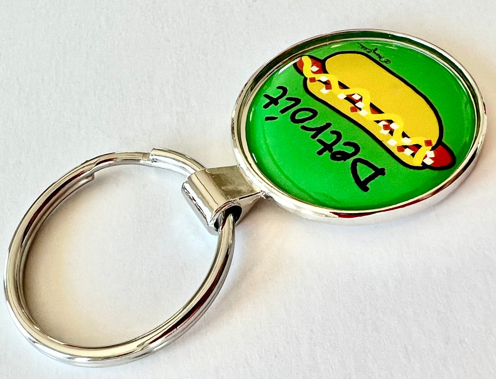 Detroit Coney Dog Keychain