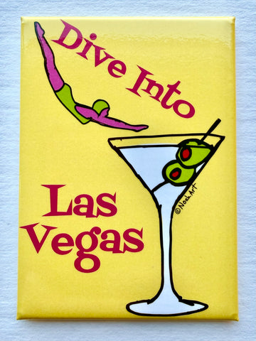 Dive Into Las Vegas Magnet