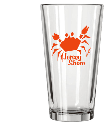Jersey Shore Crab Pint Glass