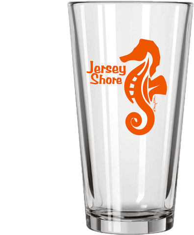 Jersey Shore Seahorse Pint Glass