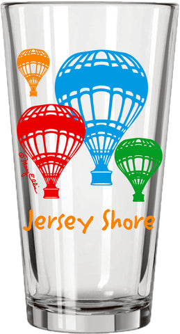 Jersey Shore Carousel Hot Air Balloons Pint Glass