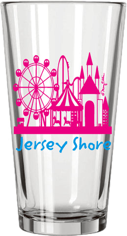 Jersey Shore Ferris Wheel Pint Glass