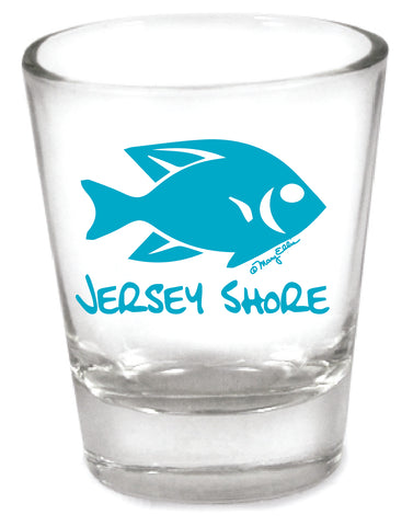 Jersey Shore Shot Glass Fish