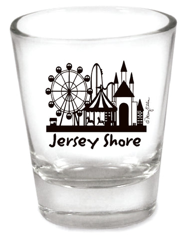 Jersey Shore Shot Glass Ferris Wheel Castle