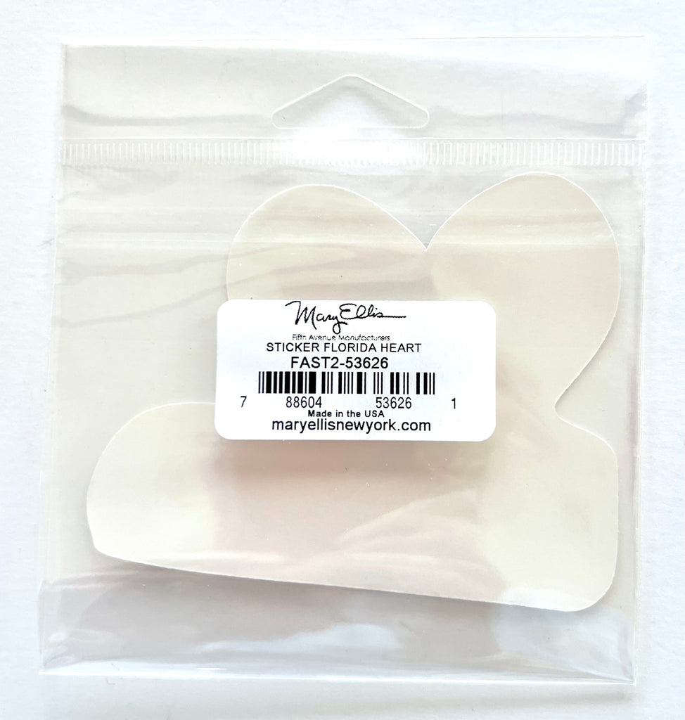 Florida Heart Giant Sticker