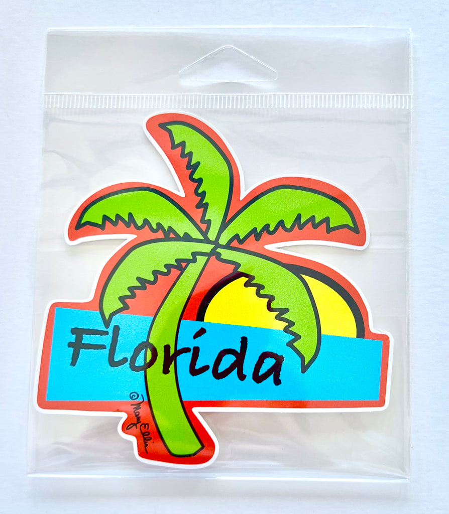 Florida Palm Tree Giant Sticker