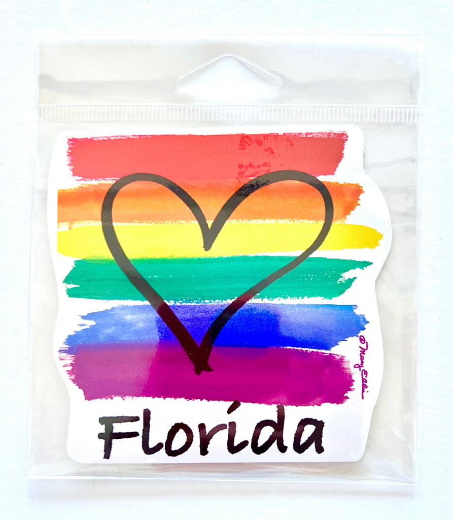 Florida Rainbow Pride Giant Sticker