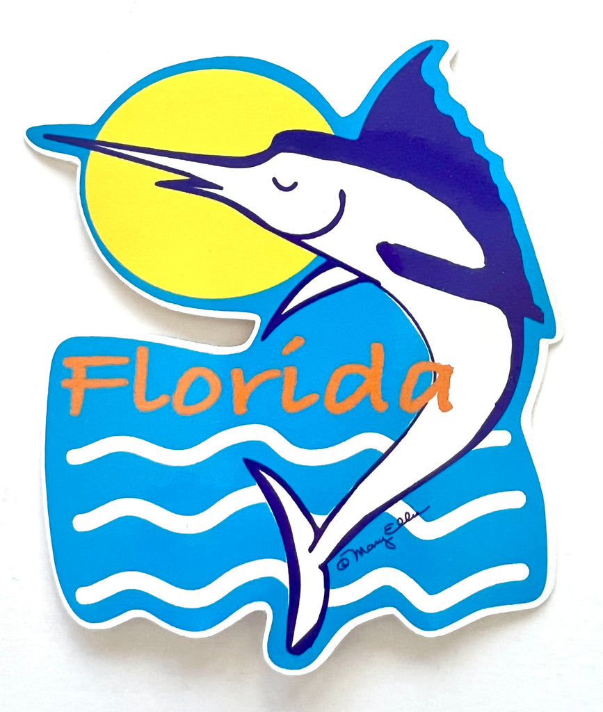 Florida Marlin Giant Sticker