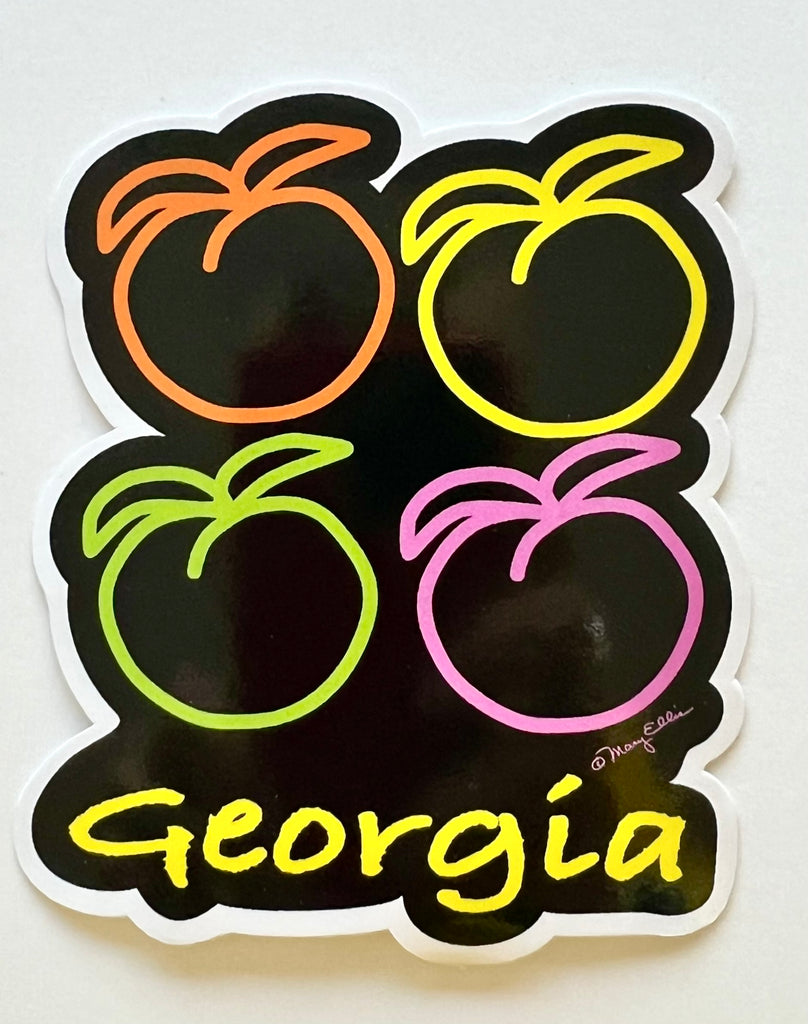 Georgia Giant Sticker 4 Peaches
