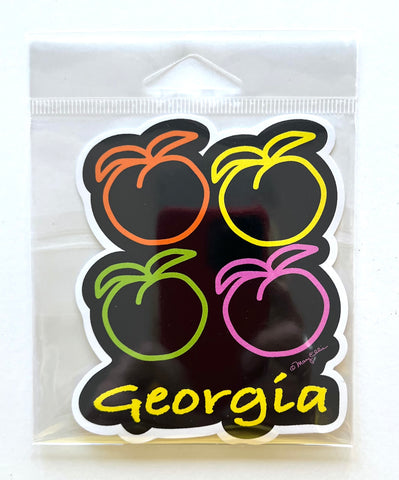 Georgia Giant Sticker 4 Peaches