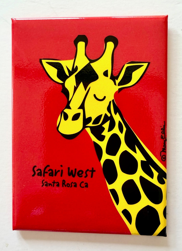 Giraffe Your Zoo Custom Magnet