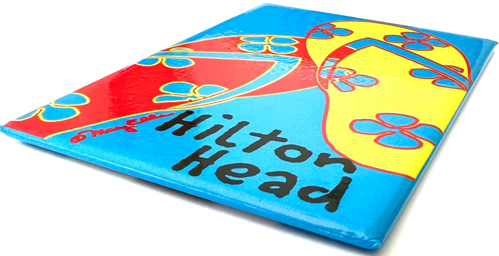 Hilton Head South Carolina Flip Flop Magnet