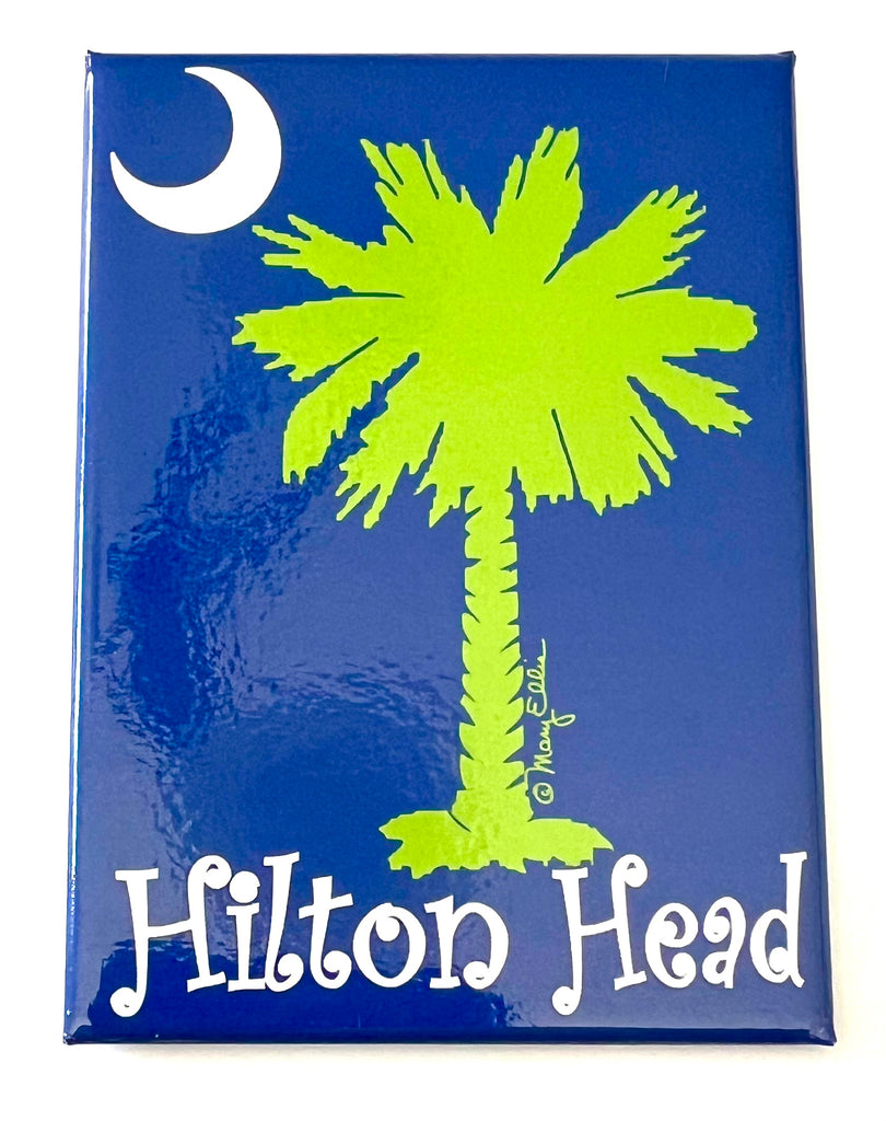 Hilton Head South Carolina Palm Magnet