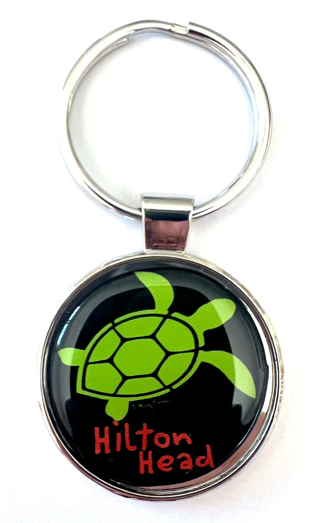 Hilton Head South Carolina Keychain Turtle
