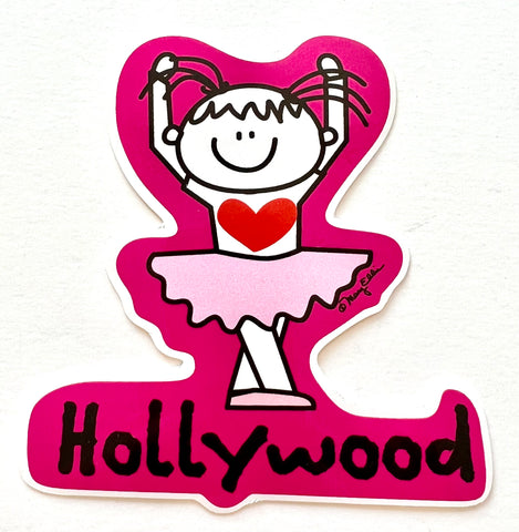 Hollywood Ballerina Sticker