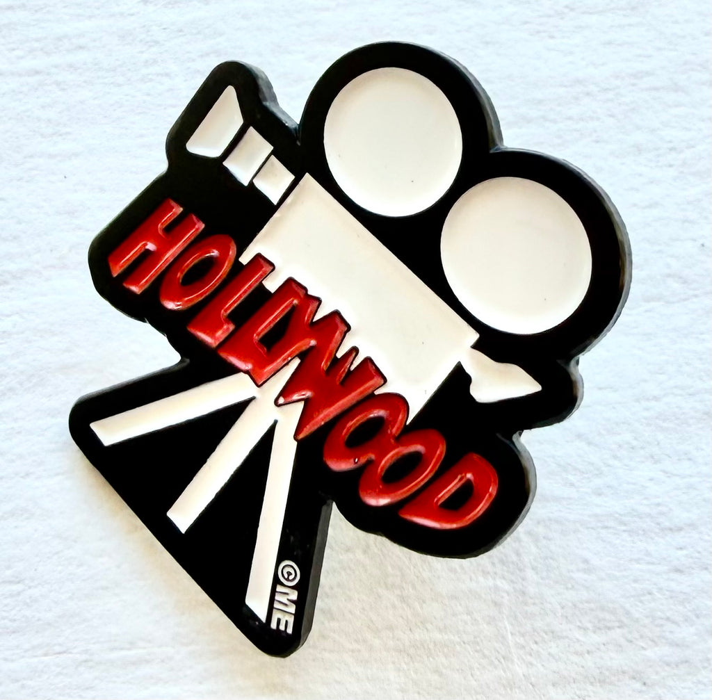 Hollywood Los Angeles Camera Lapel Pin Souvenir Gift