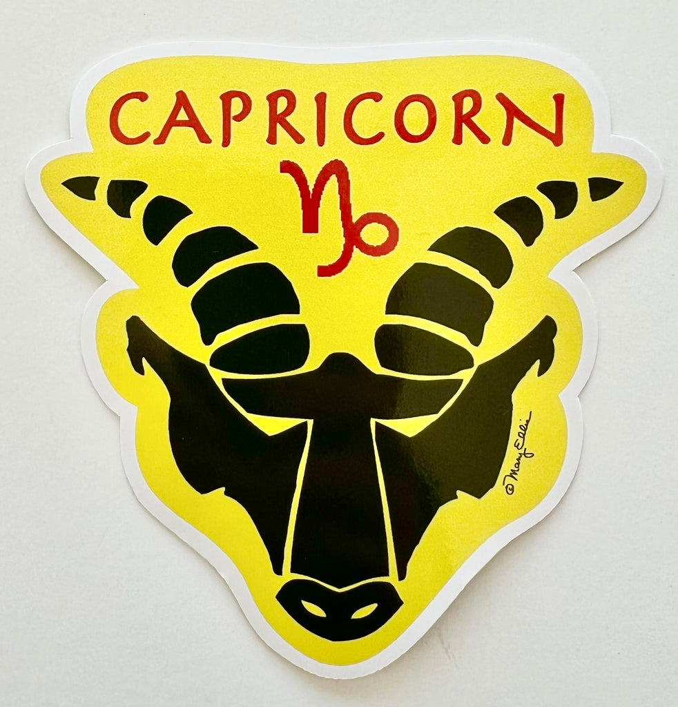 Giant Sticker Zodiac Capricorn Sign