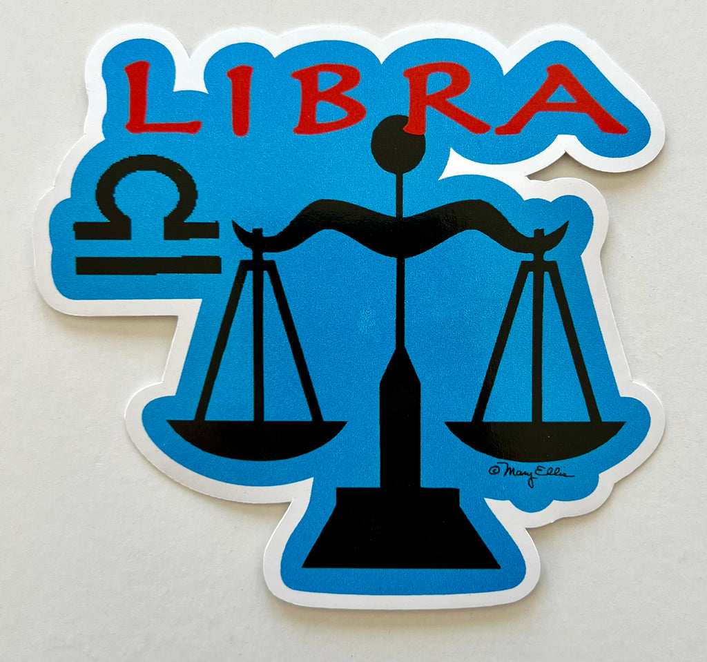 Giant Sticker Zodiac Libra Sign