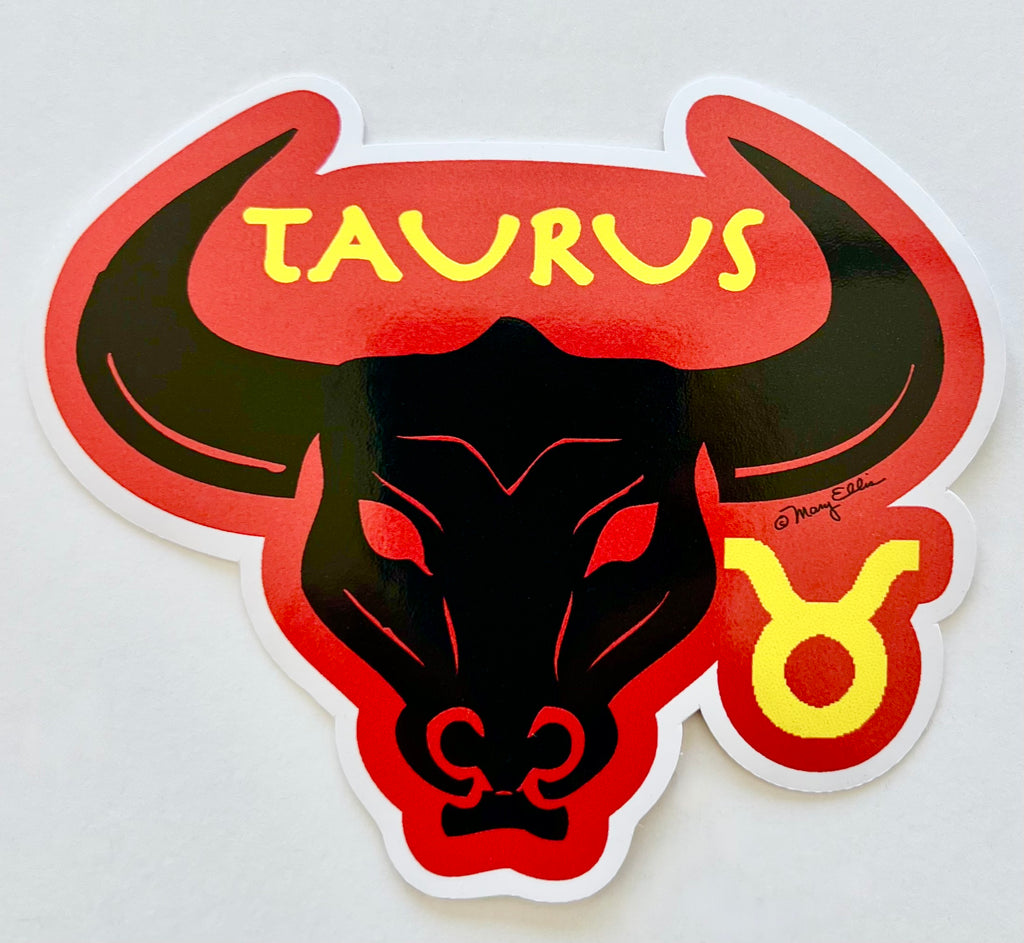 Giant Sticker Zodiac Taurus Sign