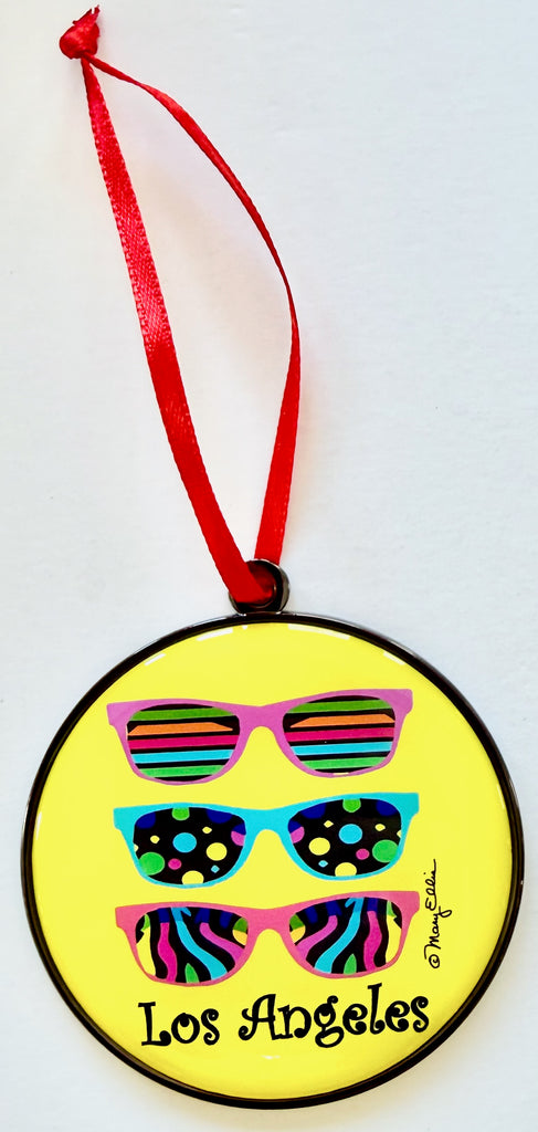 Los Angeles Christmas Ornament Sunglasses